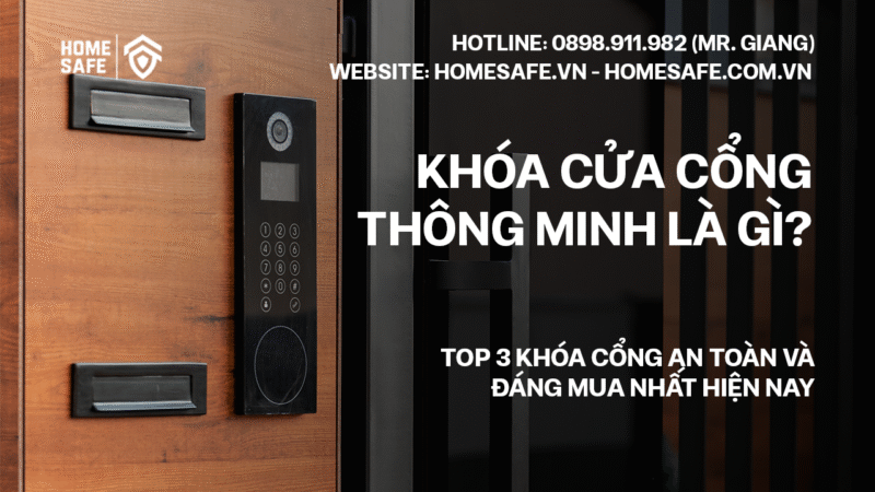 Khóa cửa cổng thông minh