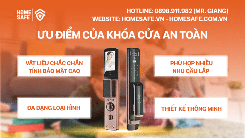 Ưu điểm của khóa cửa an toàn
