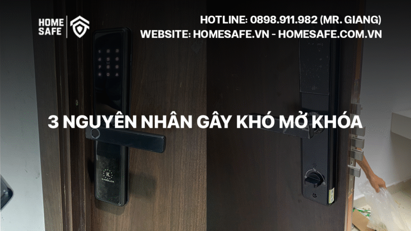 Nguyên nhân gây khó mở khóa