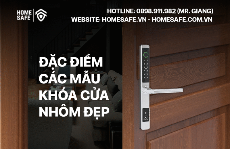 Đặc điểm của các mẫu khóa cửa nhôm đẹp
