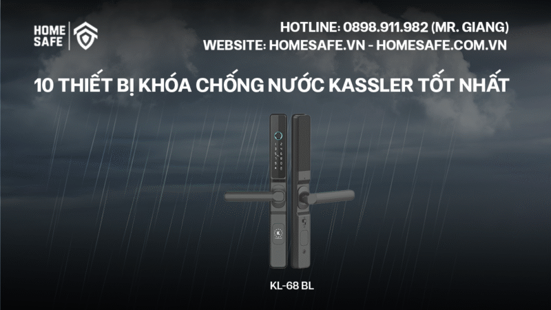 Khóa cửa nhôm Kassler KL-68BL