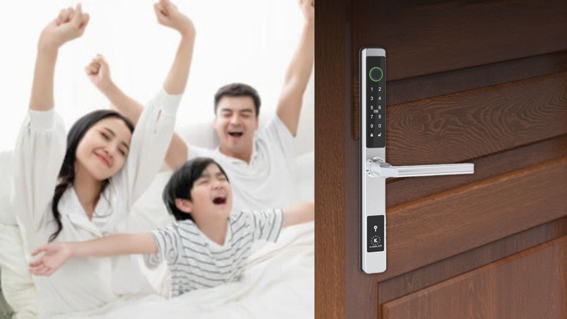 Khóa cửa thông minh an toàn - Nâng cao an ninh, an tâm tuyệt đối, lựa chọn số 1 cho giấc ngủ yên bình