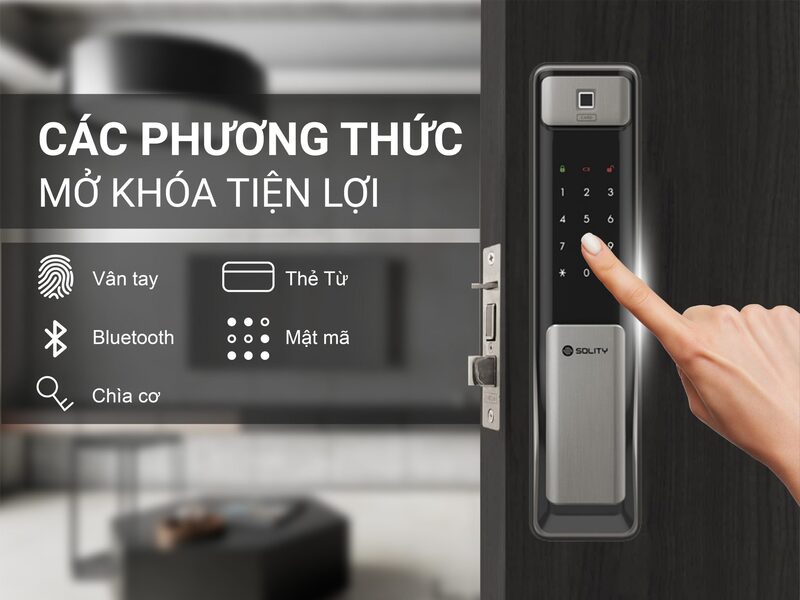 Khóa cửa điện tử cho gia đình bận rộn: Không chìa khóa, không lo lắng, không phiền phức