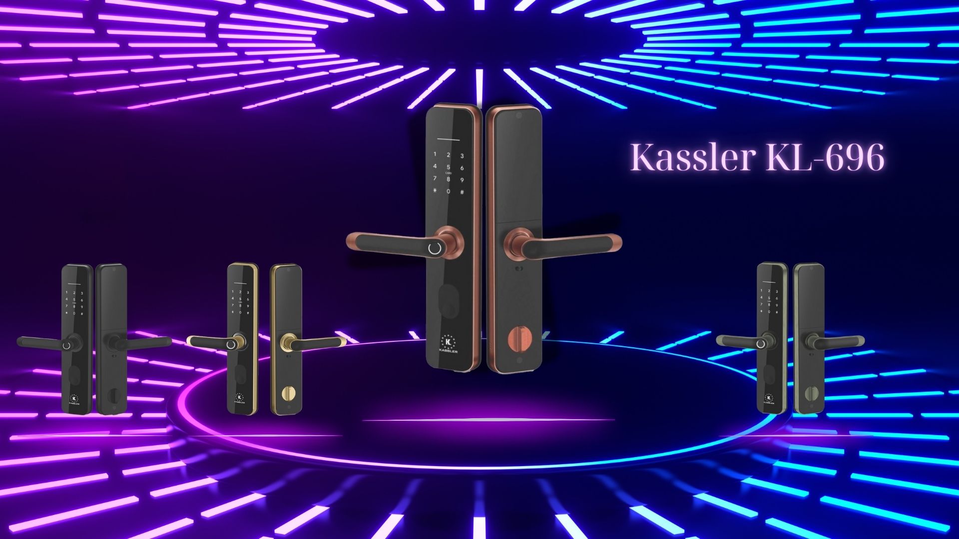 Khóa Cửa Thông Minh Wifi Kassler KL 696 – Mở Cửa Bằng Điện Thoại Chỉ Trong 1 Giây
