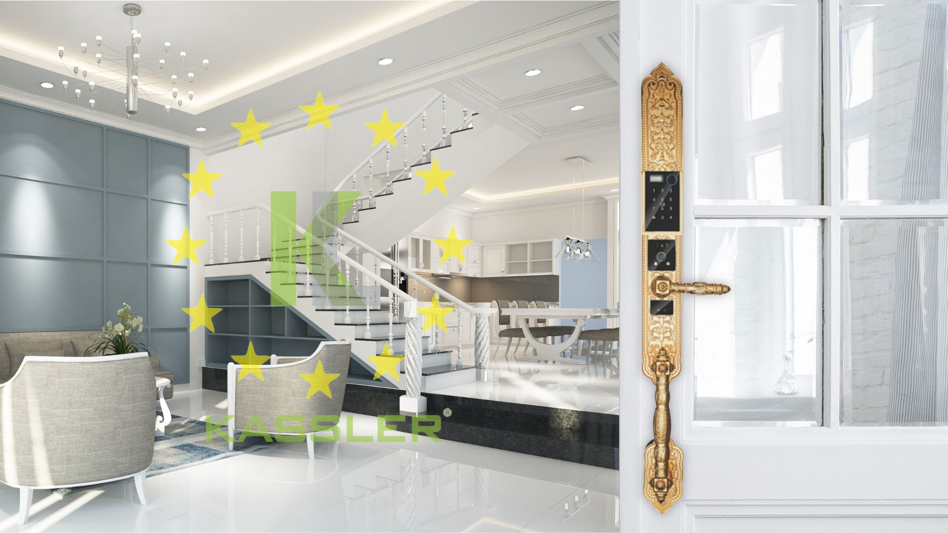 Khóa Cửa Thông Minh Cao Cấp Cho Biệt Thự – Chuẩn Mực Mới Của An Ninh Thượng Lưu