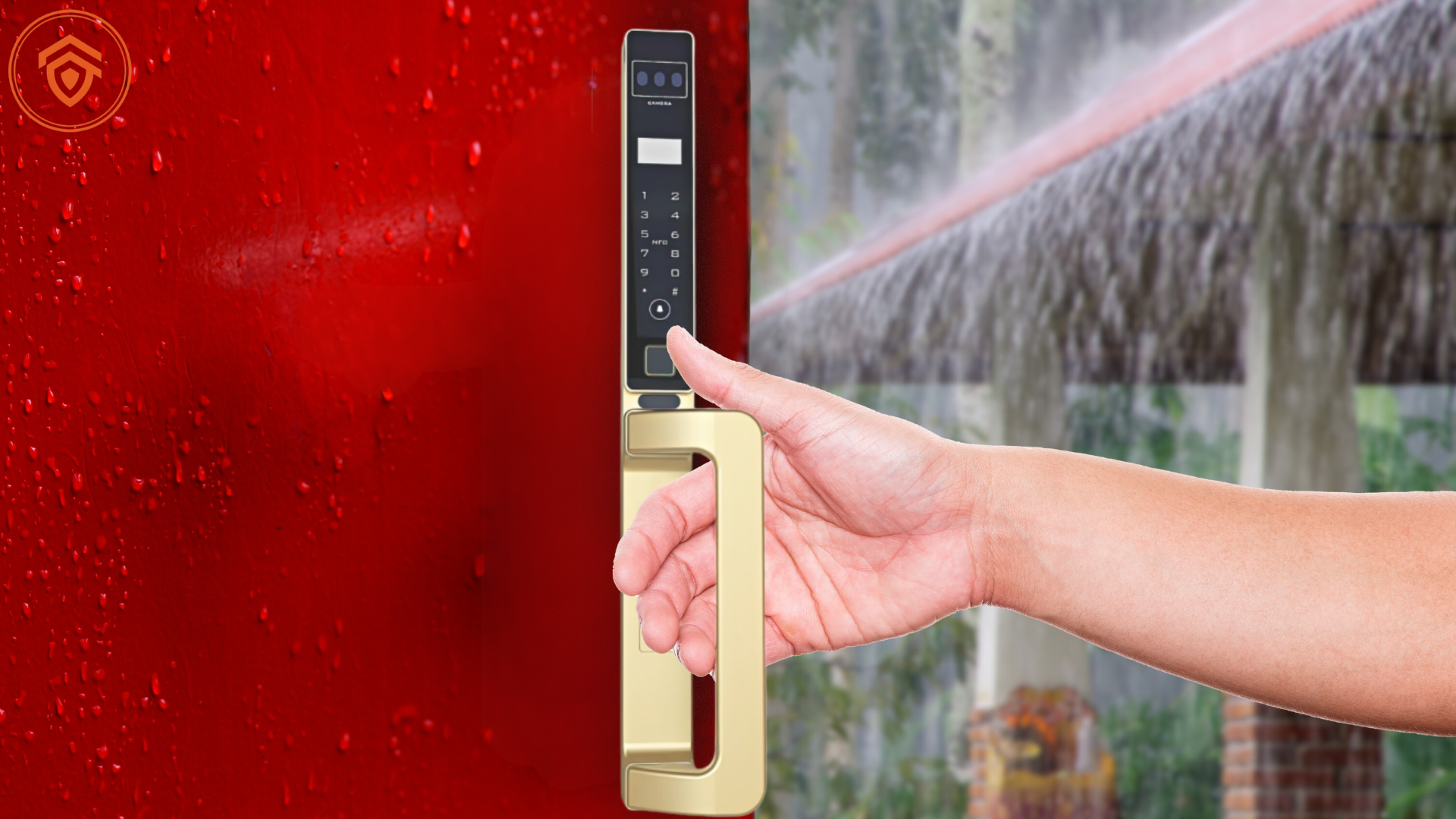 Khóa Điện Tử Màu Vàng Cao Cấp – Sang Trọng, Bền Bỉ, Xứng Tầm Không Gian Thượng Lưu