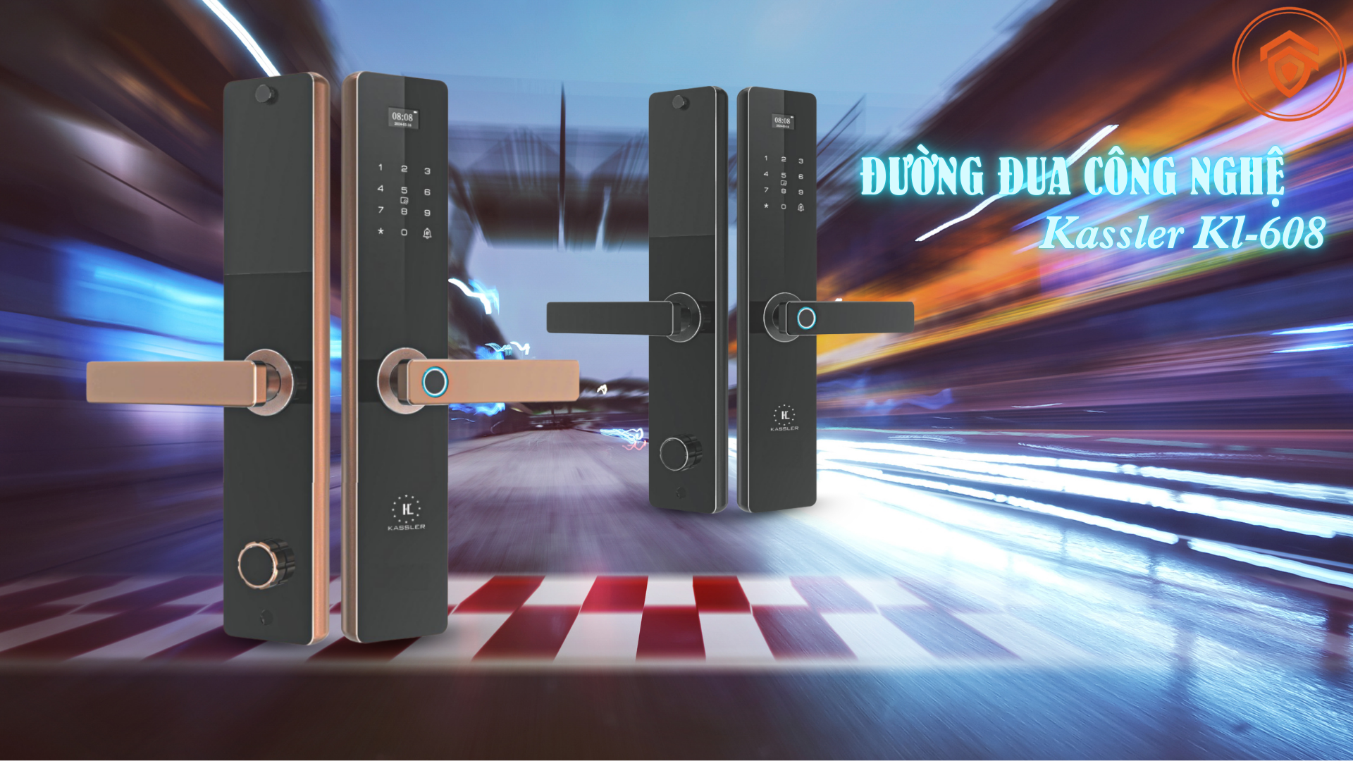 Khóa Cửa Vân Tay Kassler KL-608 CNC: Giải Pháp An Ninh Thông Minh Cho Gia Đình Việt