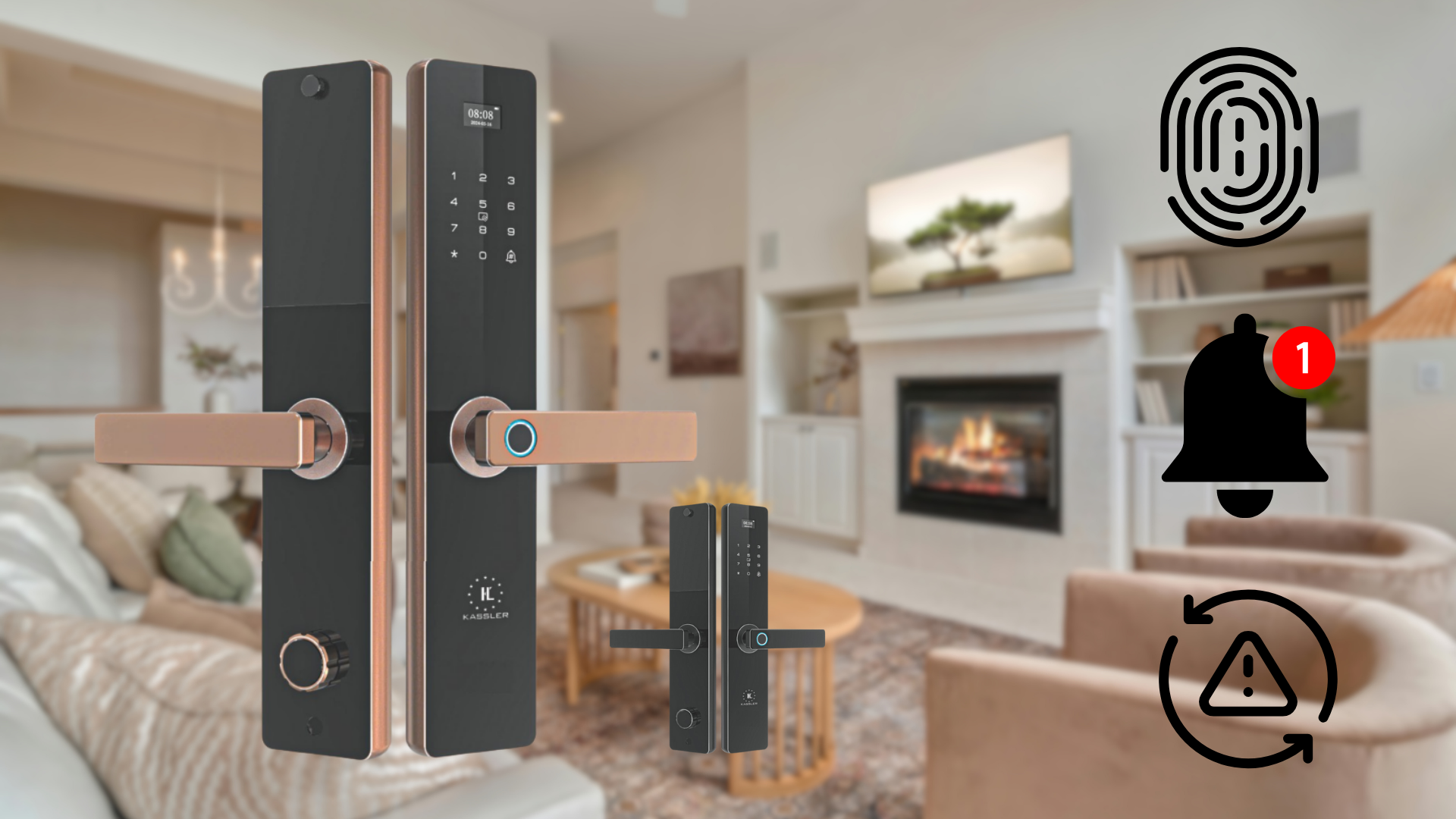 Chốt Khóa Cửa Tự Động Trên Khóa Thông Minh: Lớp Bảo Vệ An Ninh Thứ Hai Cho Gia Đình