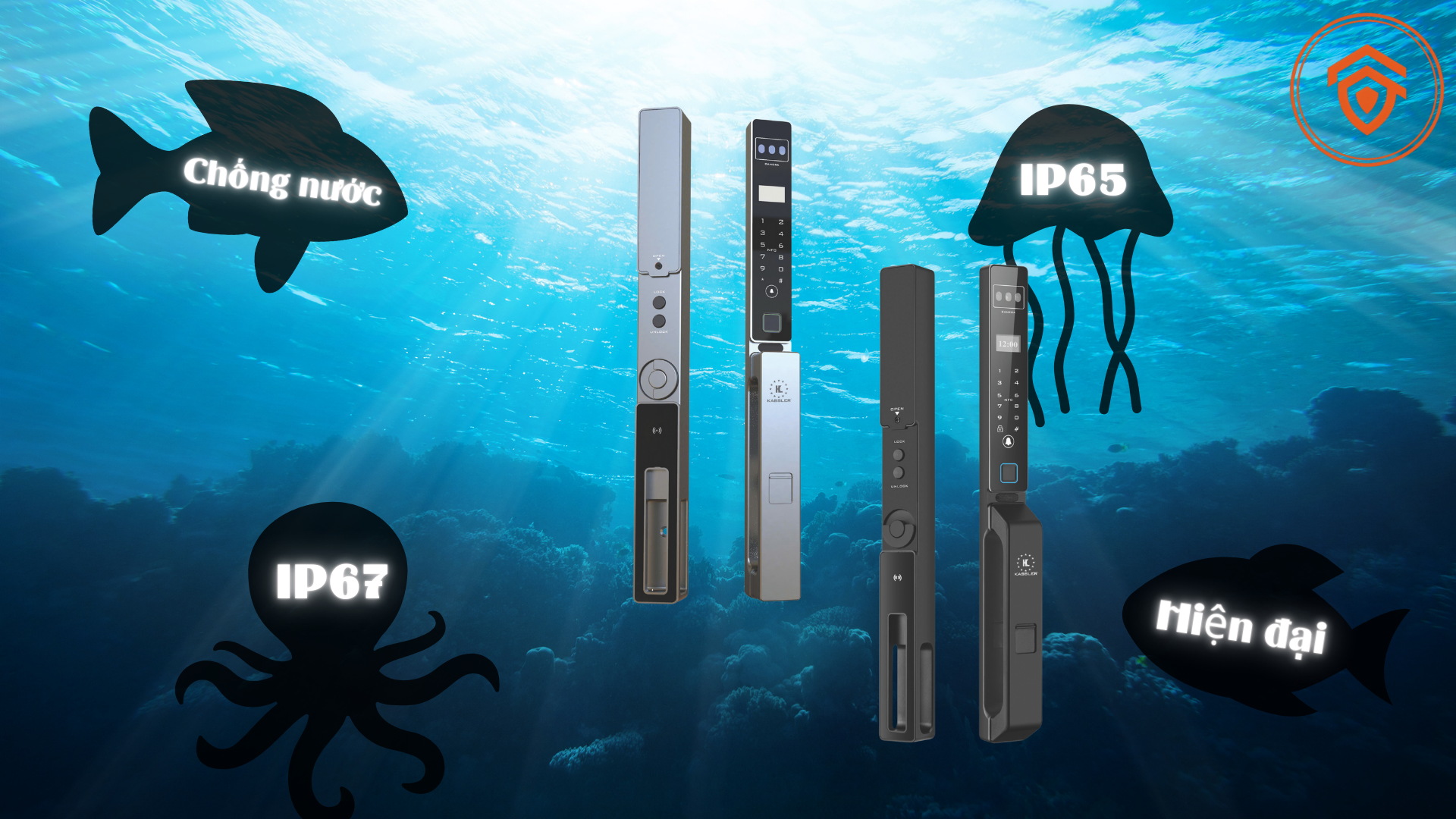Công Nghệ Khóa Cửa Chống Nước IP65/IP67 – Đảm Bảo Bảo Mật Dù Mưa Nắng
