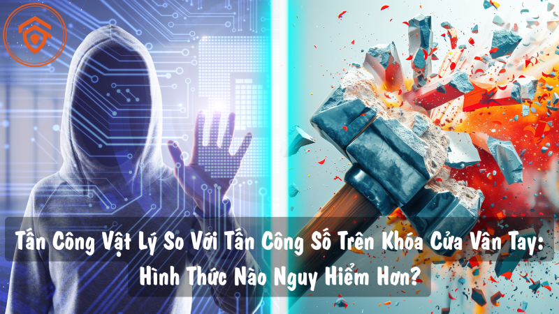 Tấn Công Vật Lý So Với Tấn Công Số Trên Khóa Cửa Vân Tay: Hình Thức Nào Nguy Hiểm Hơn?