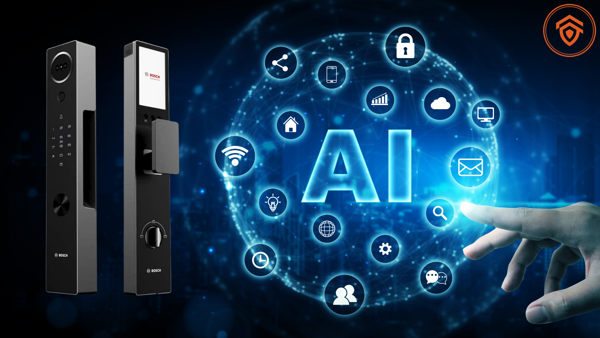 Tương Lai Khóa Cửa Vân Tay Tích Hợp AI – Khi Cửa Biết “Đọc” Người Dùng