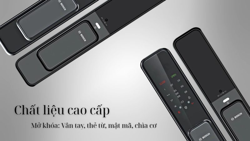 Khóa Cửa Điện Tử – Sự Hài Hòa Giữa Đường Nét Tối Giản Và Chức Năng Đa Dạng